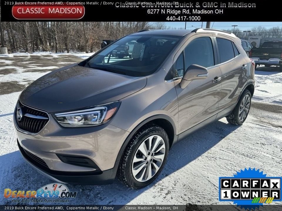 2019 Buick Encore Preferred AWD Coppertino Metallic / Ebony Photo #1