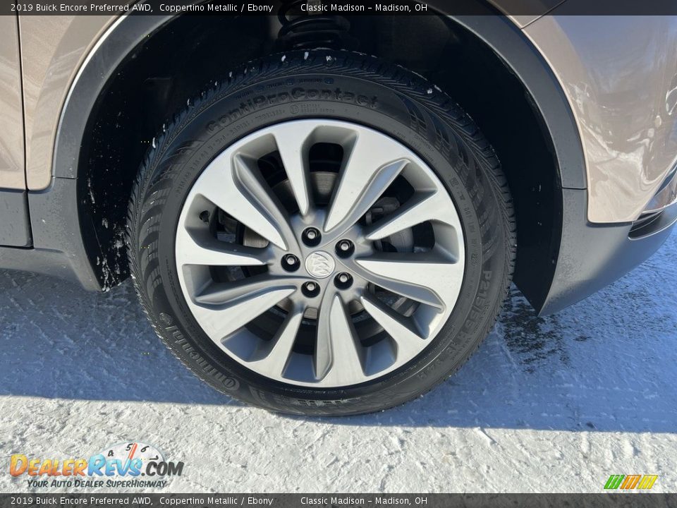 2019 Buick Encore Preferred AWD Coppertino Metallic / Ebony Photo #7