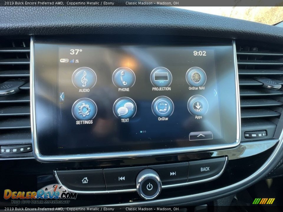 2019 Buick Encore Preferred AWD Coppertino Metallic / Ebony Photo #13