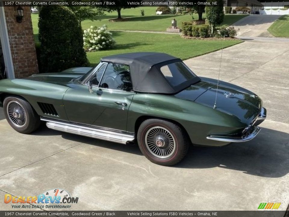 1967 Chevrolet Corvette Convertible Goodwood Green / Black Photo #1