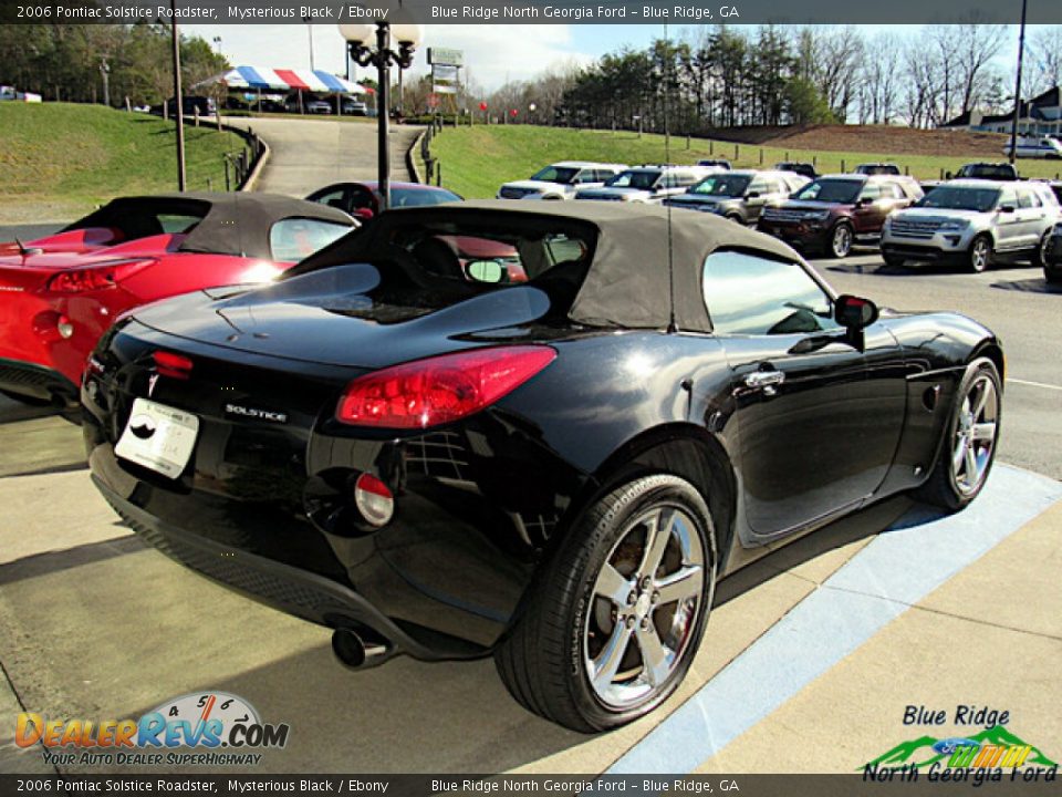 2006 Pontiac Solstice Roadster Mysterious Black / Ebony Photo #3