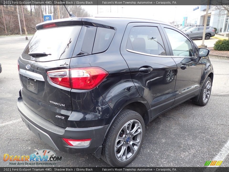 2021 Ford EcoSport Titanium 4WD Shadow Black / Ebony Black Photo #3