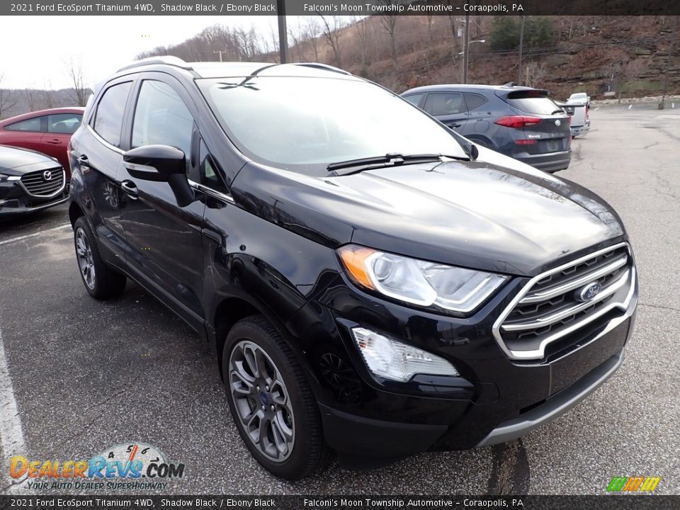 Shadow Black 2021 Ford EcoSport Titanium 4WD Photo #4