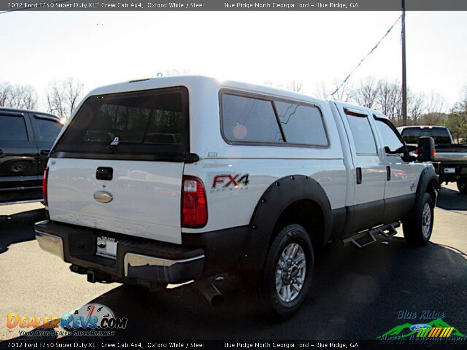 2012 Ford F250 Super Duty XLT Crew Cab 4x4 Oxford White / Steel Photo #5