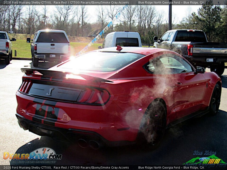 2020 Ford Mustang Shelby GT500 Race Red / GT500 Recaro/Ebony/Smoke Gray Accents Photo #5