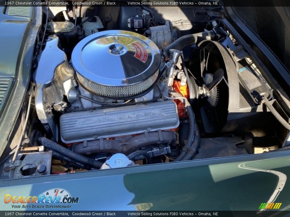 1967 Chevrolet Corvette Convertible Goodwood Green / Black Photo #5