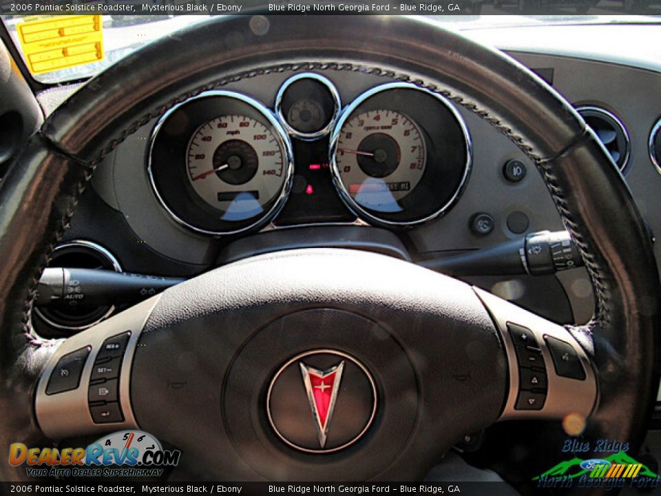 2006 Pontiac Solstice Roadster Mysterious Black / Ebony Photo #7