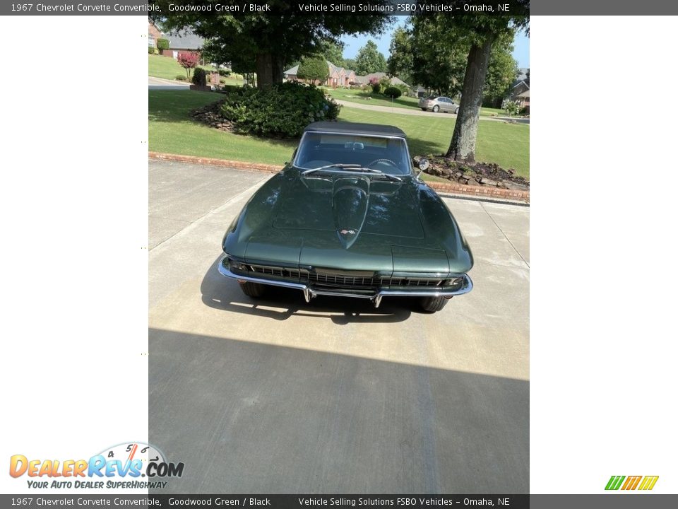 1967 Chevrolet Corvette Convertible Goodwood Green / Black Photo #7