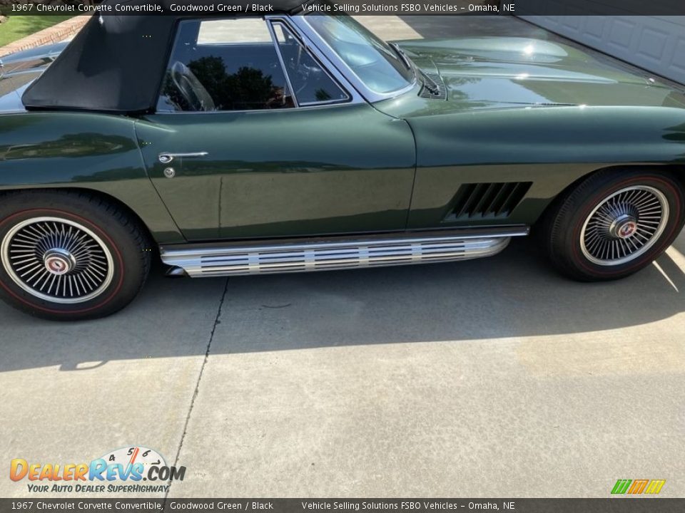 1967 Chevrolet Corvette Convertible Goodwood Green / Black Photo #8