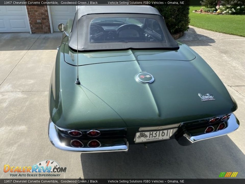 1967 Chevrolet Corvette Convertible Goodwood Green / Black Photo #9