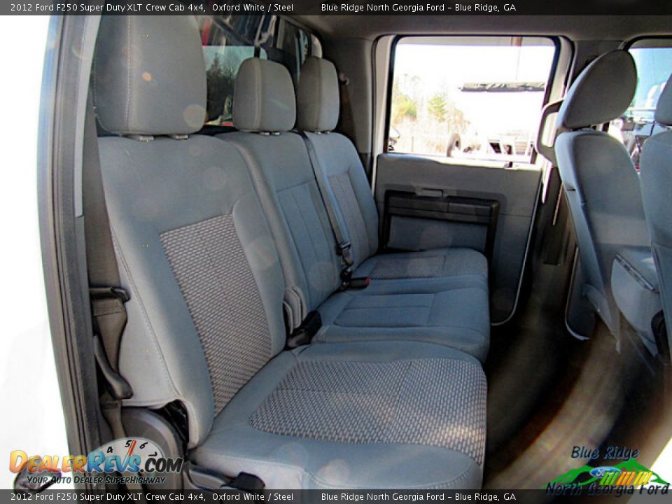2012 Ford F250 Super Duty XLT Crew Cab 4x4 Oxford White / Steel Photo #13