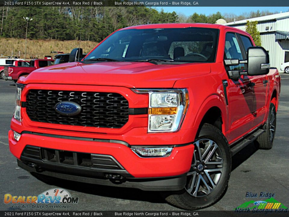 2021 Ford F150 STX SuperCrew 4x4 Race Red / Black Photo #1