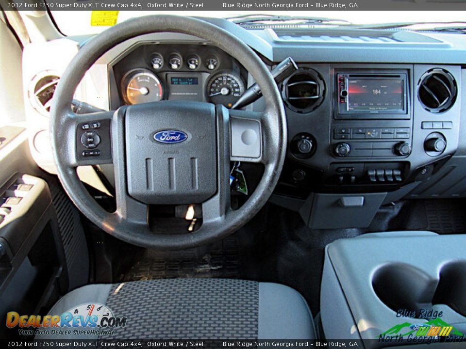 2012 Ford F250 Super Duty XLT Crew Cab 4x4 Oxford White / Steel Photo #15