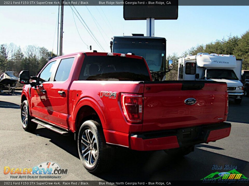 2021 Ford F150 STX SuperCrew 4x4 Race Red / Black Photo #3