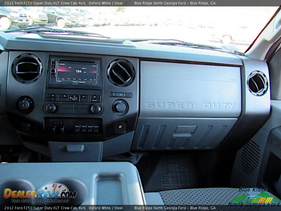 2012 Ford F250 Super Duty XLT Crew Cab 4x4 Oxford White / Steel Photo #16
