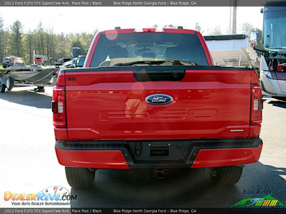 2021 Ford F150 STX SuperCrew 4x4 Race Red / Black Photo #4