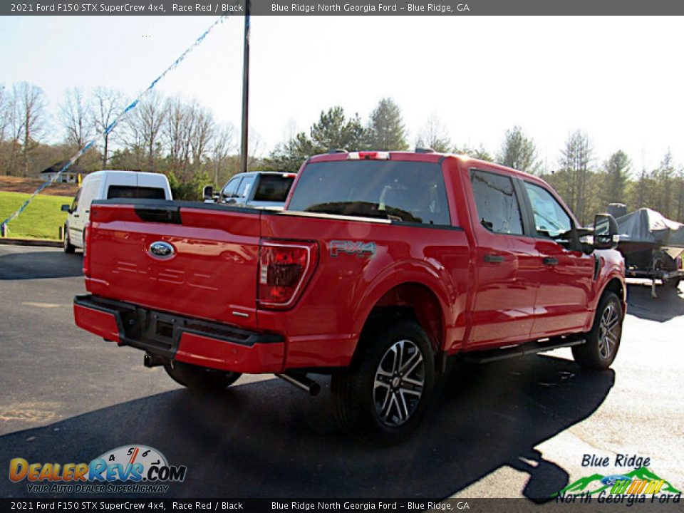 2021 Ford F150 STX SuperCrew 4x4 Race Red / Black Photo #5