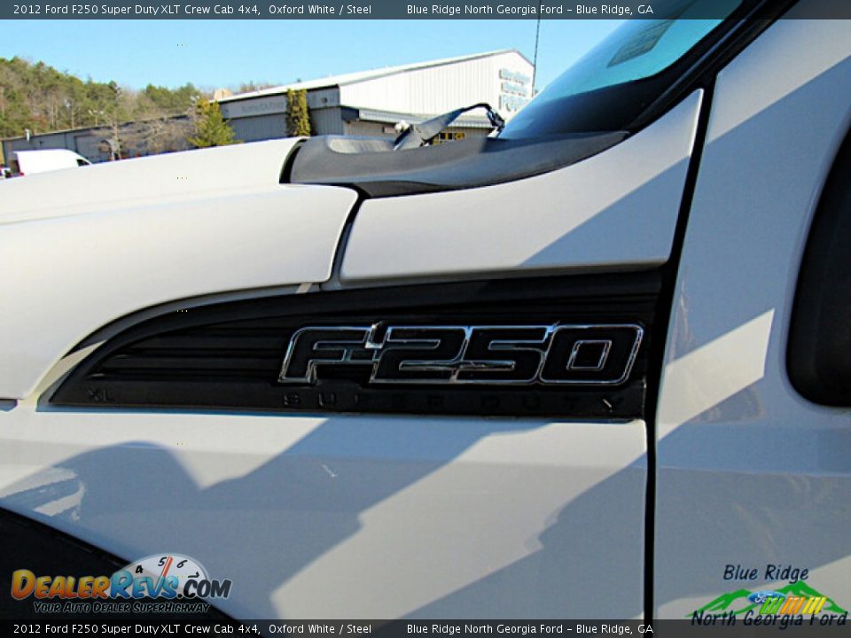 2012 Ford F250 Super Duty XLT Crew Cab 4x4 Oxford White / Steel Photo #28