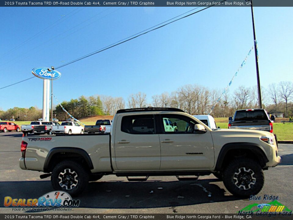 2019 Toyota Tacoma TRD Off-Road Double Cab 4x4 Cement Gray / TRD Graphite Photo #6