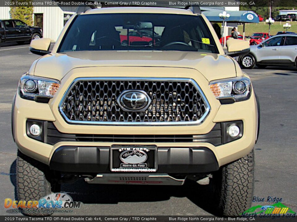 2019 Toyota Tacoma TRD Off-Road Double Cab 4x4 Cement Gray / TRD Graphite Photo #8