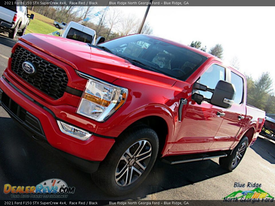 2021 Ford F150 STX SuperCrew 4x4 Race Red / Black Photo #26