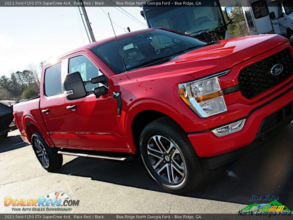 2021 Ford F150 STX SuperCrew 4x4 Race Red / Black Photo #27