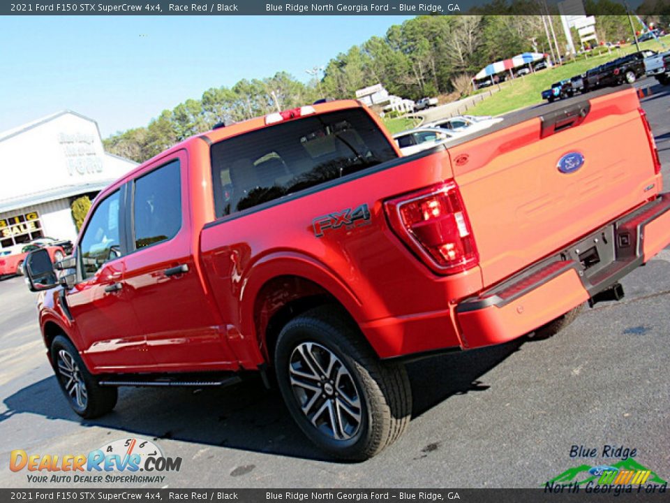 2021 Ford F150 STX SuperCrew 4x4 Race Red / Black Photo #29