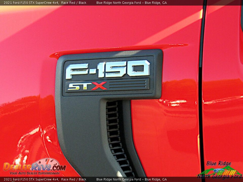 2021 Ford F150 STX SuperCrew 4x4 Race Red / Black Photo #30