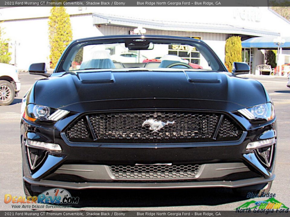 2021 Ford Mustang GT Premium Convertible Shadow Black / Ebony Photo #8