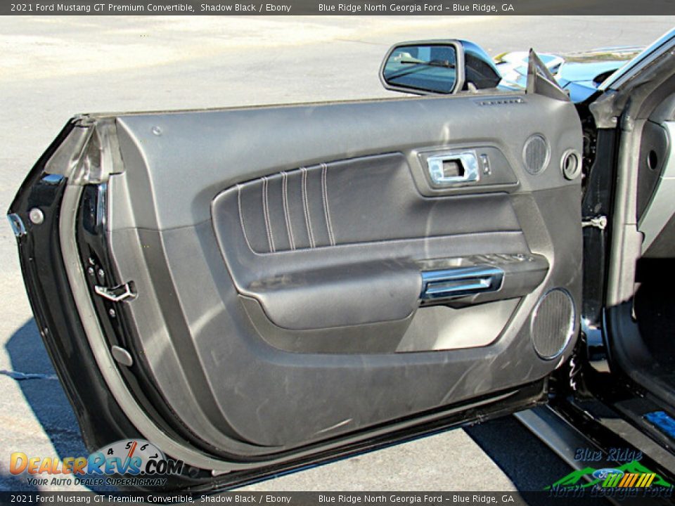 2021 Ford Mustang GT Premium Convertible Shadow Black / Ebony Photo #10