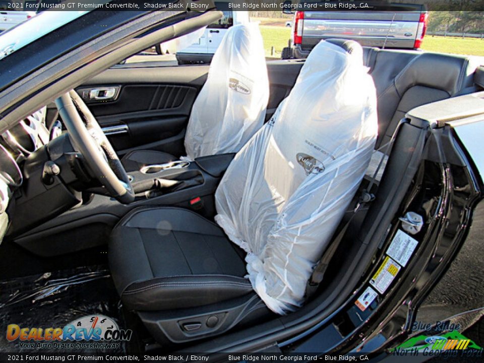 2021 Ford Mustang GT Premium Convertible Shadow Black / Ebony Photo #11