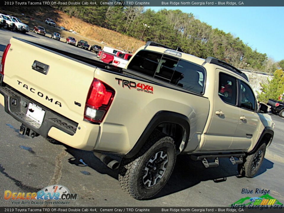 2019 Toyota Tacoma TRD Off-Road Double Cab 4x4 Cement Gray / TRD Graphite Photo #27