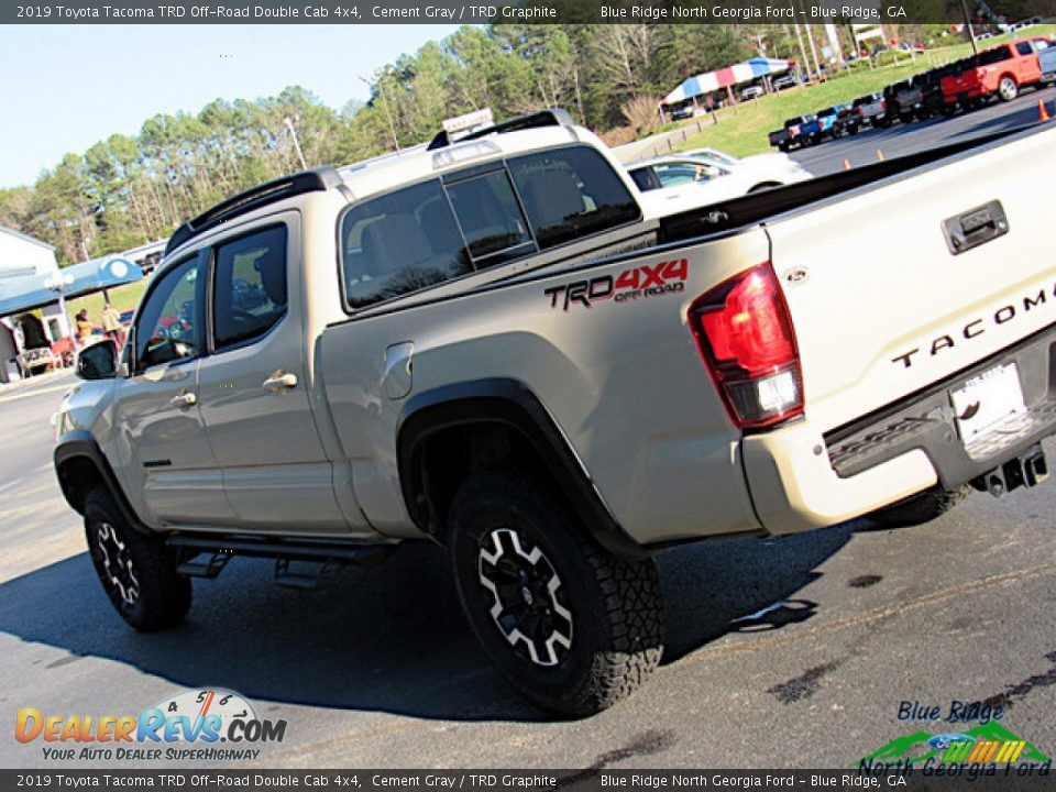 2019 Toyota Tacoma TRD Off-Road Double Cab 4x4 Cement Gray / TRD Graphite Photo #28