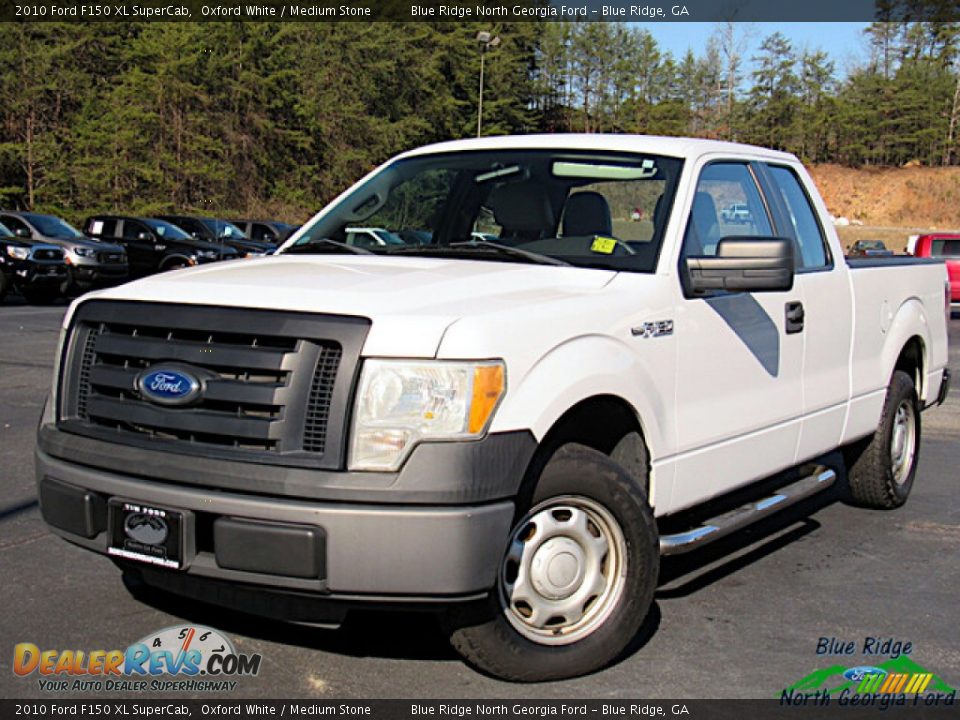 2010 Ford F150 XL SuperCab Oxford White / Medium Stone Photo #1