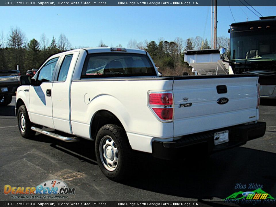 2010 Ford F150 XL SuperCab Oxford White / Medium Stone Photo #3