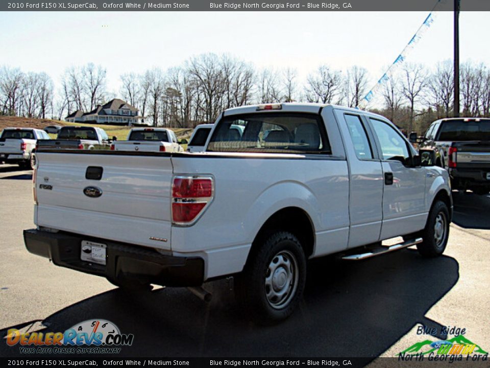 2010 Ford F150 XL SuperCab Oxford White / Medium Stone Photo #5