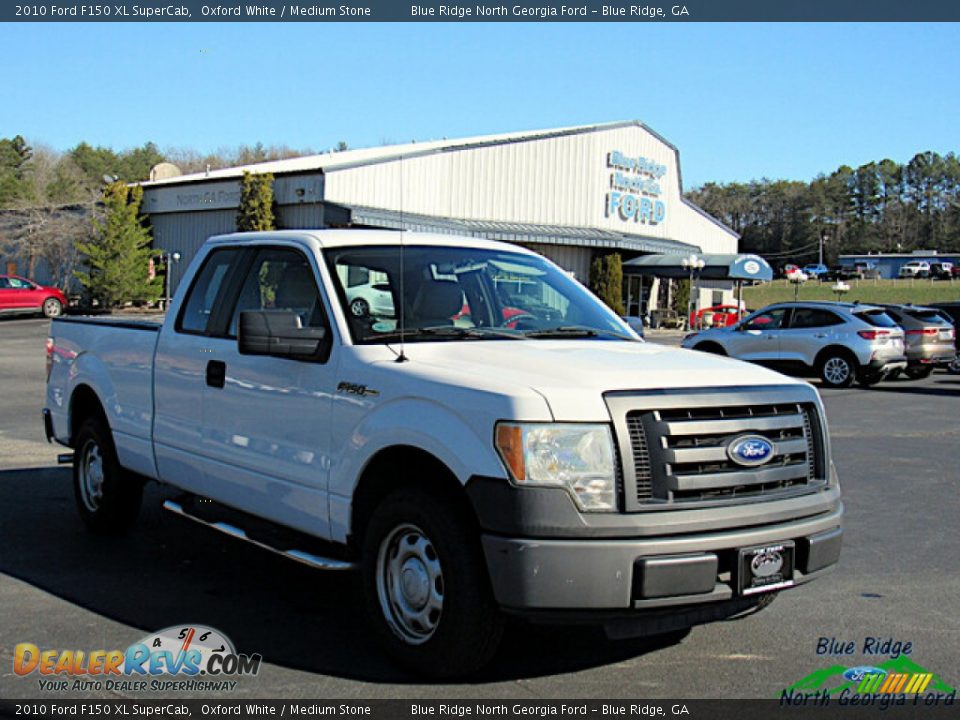 2010 Ford F150 XL SuperCab Oxford White / Medium Stone Photo #7