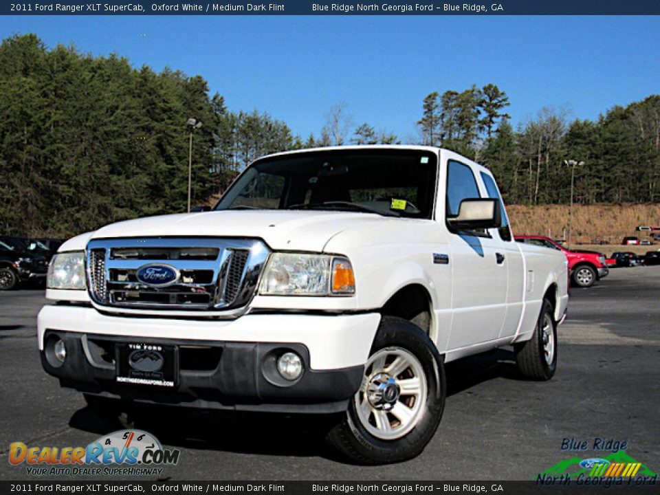 2011 Ford Ranger XLT SuperCab Oxford White / Medium Dark Flint Photo #2