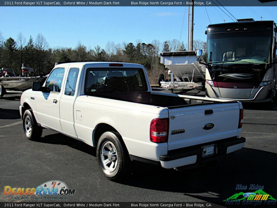 2011 Ford Ranger XLT SuperCab Oxford White / Medium Dark Flint Photo #4