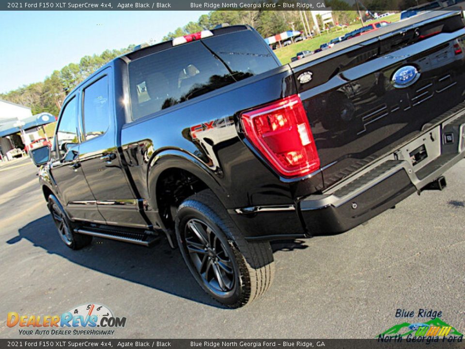 2021 Ford F150 XLT SuperCrew 4x4 Agate Black / Black Photo #29