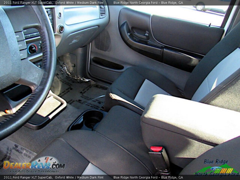 2011 Ford Ranger XLT SuperCab Oxford White / Medium Dark Flint Photo #16