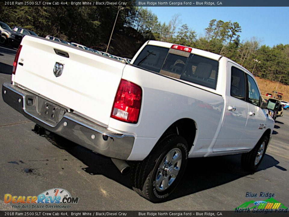 2018 Ram 2500 SLT Crew Cab 4x4 Bright White / Black/Diesel Gray Photo #28