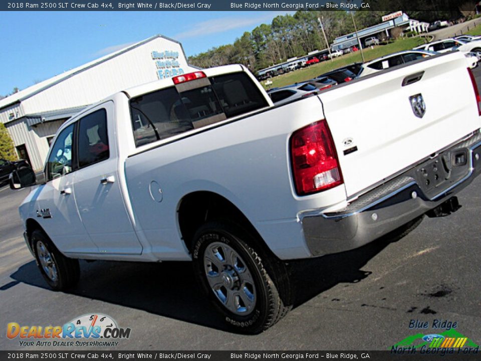 2018 Ram 2500 SLT Crew Cab 4x4 Bright White / Black/Diesel Gray Photo #29