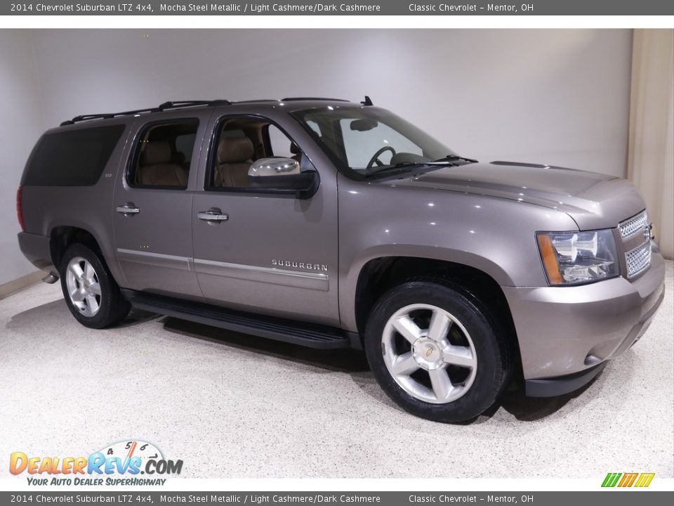 2014 Chevrolet Suburban LTZ 4x4 Mocha Steel Metallic / Light Cashmere/Dark Cashmere Photo #1