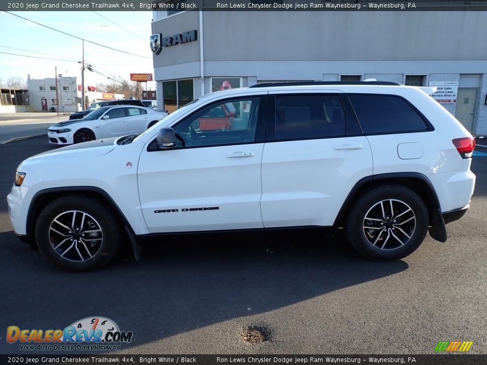 2020 Jeep Grand Cherokee Trailhawk 4x4 Bright White / Black Photo #2