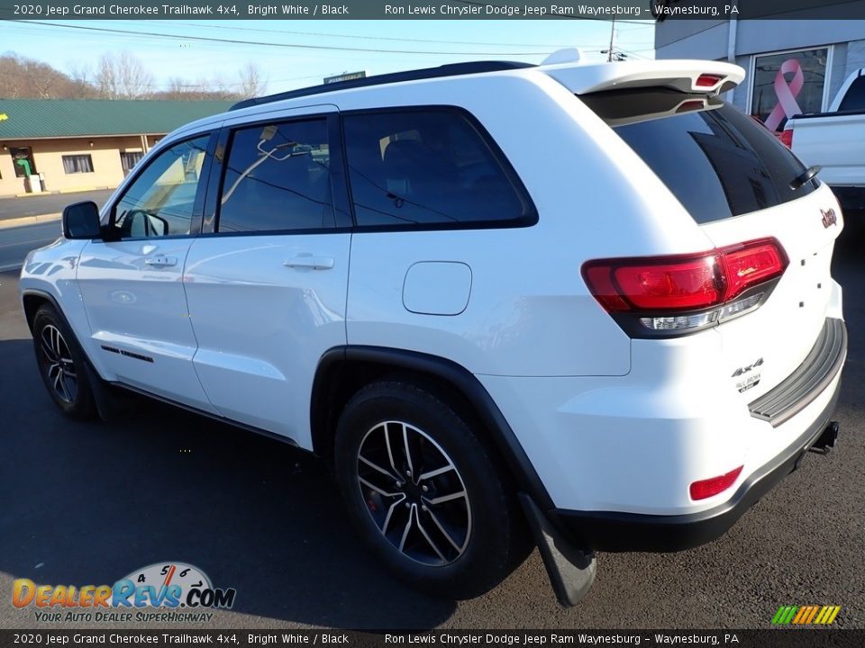 2020 Jeep Grand Cherokee Trailhawk 4x4 Bright White / Black Photo #3