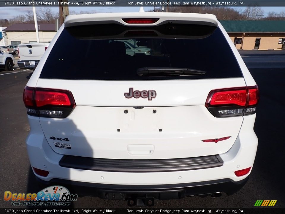 2020 Jeep Grand Cherokee Trailhawk 4x4 Bright White / Black Photo #4