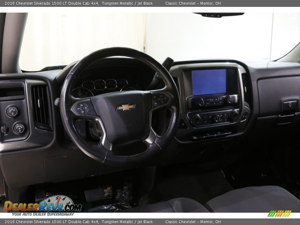 2016 Chevrolet Silverado 1500 LT Double Cab 4x4 Tungsten Metallic / Jet Black Photo #7