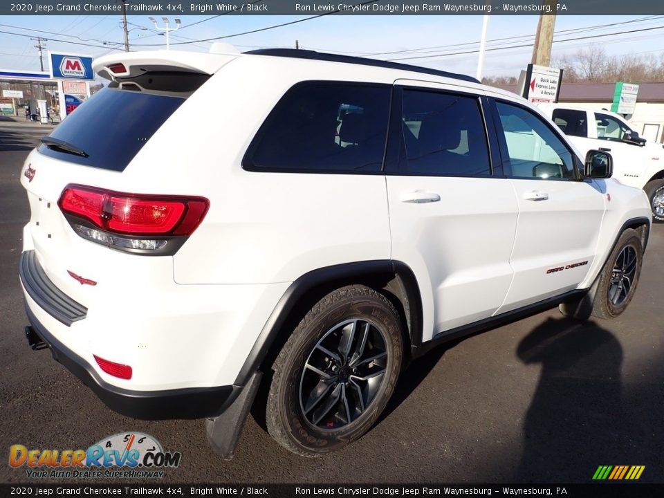 2020 Jeep Grand Cherokee Trailhawk 4x4 Bright White / Black Photo #6