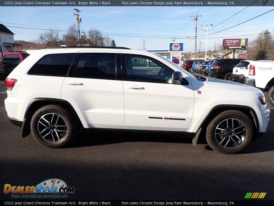 2020 Jeep Grand Cherokee Trailhawk 4x4 Bright White / Black Photo #7